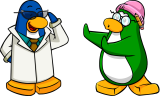 Aunt Arctic and Gary with switched eyeglasses.