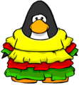 The Flamenco Dress on a player card.