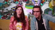 A Sneak Peek of the event revealed during an episode of The Spoiler Alert (behind Bobbi Rieger and Chris Gliddon).