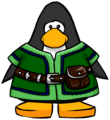 The Green Tunic on a player card.