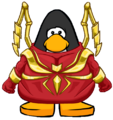 The Iron Spider Bodysuit on a player card.