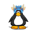 The Deer Puffle Cap on a player card.