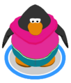The Fashionable Fuchsia Outfit in-game.