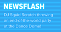 The Club Penguin Times talking about the DJ.