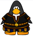 The Brown Viking Costume on a player card.
