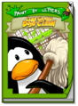 A Dark Black penguin on the cover of Lime Green Dojo Clean.