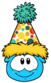 The Polka Puffle Hat on the puffle card.