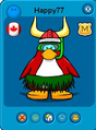 Happy77's old player card.