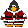 The Santa Suit on a player card.