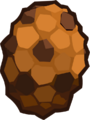 Orange (The Triceratops is heavier than 23 caveguins. Also noisier.)