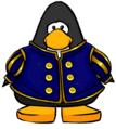 The Blue Doublet on a player card.