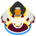 The Duchess' Dress in-game.