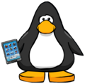 The eReader on a player card.