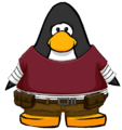 The Outback Traveler Outfit on a player card.