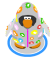 The Puffle Raincoat in-game.