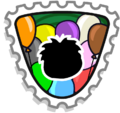 Party Puffle stamp