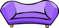 Purple Plush Couch