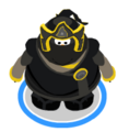 A Shadow Ninja in-game wearing the Shadow Suit.