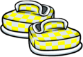 Yellow Checkered Shoes