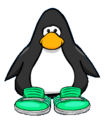 The Aqua Sneakers on a player card.