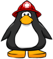 The Firefighter Hat on a player card.