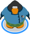 The Puffle Groomer Outfit in-game