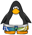 The Blue Surf Shorts on a player card.