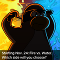 An advertisement in The Club Penguin Times.