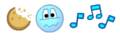 Three new emotes for the party.