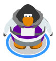 The Purple Space Suit in-game.