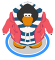 The Striped Hoodie and Jacket in-game.