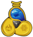 The Water Gem in an amulet, which makes you an official Water Ninja.