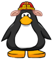 The Funny Pig Hat on a player card.
