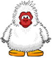 The Snow Monkey on a player card.