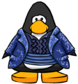 The Dazzling Blue Tuxedo on a player card.
