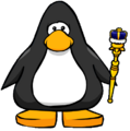 The Royal Blue Scepter on a player.