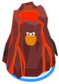 The Volcano Costume in-game.