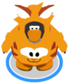 The Orange Tabby Hoodie in-game.