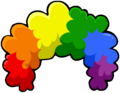 Rainbow Fro Prize Booth