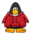 The Red Hoodie as seen on a Player Card.