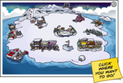 The map during the Holiday Party 2009 and Holiday Party 2010.