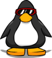 The Red Ski Goggles on a player card.