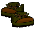Green Hiking Boots Secret item