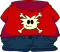 Red Skater Punk Outfit