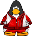The Red Tracksuit on a player.