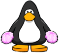 The Pink Pompoms on a player card.