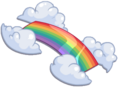 The Rainbow Bridge oriented towards right.