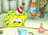Why is he sad? He has a beta hat!