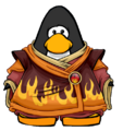 The Magma Coat on the player card.