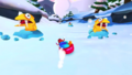 Living Prehistoric Fluffy the Fish as seen in the Sled Racer game.